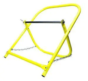 (TM) 20" x 16" Commercial Industrial Grade Steel Wire Rack Dispenser Cable Caddy CATV Electric Ethernet Wire Installer Spool Reel Holder Holds Cable Reels Up to 20" Diameter Folding Yellow (TM) 20" x 16" Commercial Industrial Grade Steel Wire Rack Dispenser Cable Caddy CATV Electric Ethernet Wire Installer Spool Reel Holder Holds Cable Reels Up to 20" Diameter Folding Yellow