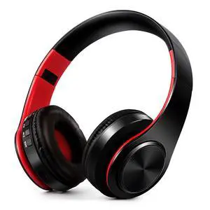 Bluetooth Over The Ear Headphone Stereo Sound Computer PC Headset for Gaming Meeting Chat with Mic/Soft Earmuffs/Foldable/TF 3.5mm Jack for Universal Connectivity (black red) Bluetooth Over The Ear Headphone Stereo Sound Computer PC Headset for Gaming Meeting Chat with Mic/Soft Earmuffs/Foldable/TF 3.5mm Jack for Universal Connectivity (black red)