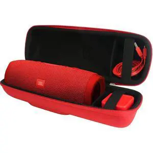 Hard Travel Case Replacement for JBL Charge 3 Waterproof Portable Wireless Bluetooth Speaker. Extra Room for Charger and USB Cable,Case Only.(Red) Hard Travel Case Replacement for JBL Charge 3 Waterproof Portable Wireless Bluetooth Speaker. Extra Room for Charger and USB Cable,Case Only.(Red)