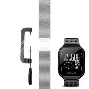 Compatible with Garmin Approach S20/S6/S5 Watch Band Replacement Sport Mesh Strap for Golf Watchband Compatible with Garmin Approach S20/S6/S5 Watch Band Replacement Sport Mesh Strap for Golf Watchband