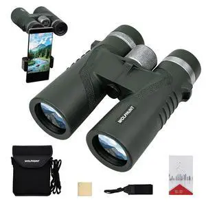 12x42 10x42 Optics Binoculars, IPX7 High Power Bino, BAK-4 Prism FMC Lens, Waterproof, Nitrogen-Filled Fogproof Binoculars for Bird Watching, Hunting, Travel (OD Green, 10x) 12x42 10x42 Optics Binoculars, IPX7 High Power Bino, BAK-4 Prism FMC Lens, Waterproof, Nitrogen-Filled Fogproof Binoculars for Bird Watching, Hunting, Travel (OD Green, 10x)