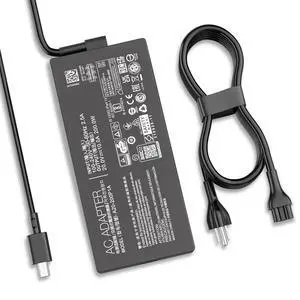 200W 20V 10A Charger Compatible with ASUS Laptop ADP-200JB K AC Adapter | ROG Zephyrus G16 G14 2025 GU603 GU605 GA402 GA403 Flow Z13 GZ302 TUF A14 FA401 ProArt P16 PX13 Power Supply | Rectangle Conn 200W 20V 10A Charger Compatible with ASUS Laptop ADP-200JB K AC Adapter | ROG Zephyrus G16 G14 2025 GU603 GU605 GA402 GA403 Flow Z13 GZ302 TUF A14 FA401 ProArt P16 PX13 Power Supply | Rectangle Conn