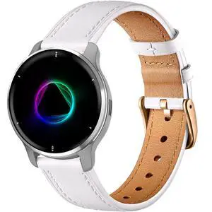 Band for Garmin Venu 2 Plus, 20mm Leather Business Band for Garmin Vivoactive 3/5/6/Garmin Venu Sq/Music/Venu Sq 2/Garmin Venu/Vivomove HR/Forerunner 55 245 645 Band for Garmin Venu 2 Plus, 20mm Leather Business Band for Garmin Vivoactive 3/5/6/Garmin Venu Sq/Music/Venu Sq 2/Garmin Venu/Vivomove HR/Forerunner 55 245 645