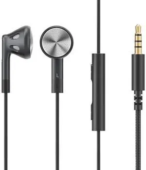 FF1 3.5mm HiFi Music Wired Bass Earbud 14.2mm Dynamic HD Microphone Earphone for Gaming Meeting Video (Black) FF1 3.5mm HiFi Music Wired Bass Earbud 14.2mm Dynamic HD Microphone Earphone for Gaming Meeting Video (Black)