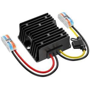 12VDC to 24VDC Converter 10A 240W, 12V to 24V DC Step Up Converter with Fuse, IP67 Waterproof 12 to 24 Volt Boost Converter with Wire Terminal Block for Golf Cart, LED Lights, Truck, Boat 12VDC to 24VDC Converter 10A 240W, 12V to 24V DC Step Up Converter with Fuse, IP67 Waterproof 12 to 24 Volt Boost Converter with Wire Terminal Block for Golf Cart, LED Lights, Truck, Boat