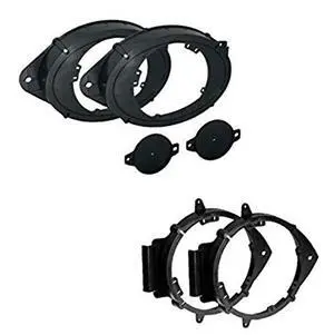 2 Pair 6+-Inch 6" 6.5" 6.75" (or 6x9" Front) Car Speaker Install Adapter Mount Bracket Plates for Aftermarket Speaker Installation Made for Select 2014-2022 GM GMC Chevrolet Vehicles 2 Pair 6+-Inch 6" 6.5" 6.75" (or 6x9" Front) Car Speaker Install Adapter Mount Bracket Plates for Aftermarket Speaker Installation Made for Select 2014-2022 GM GMC Chevrolet Vehicles