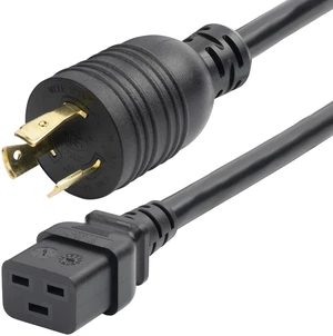 6ft Heavy Duty Power Cord, 20A 250V, 12AWG (ZA16-2600-POWER-CORD) | Twist-Lock NEMA L6-20P to IEC 60320 C19, UL Listed, Heavy Gauge Plug Converter Cable 6ft Heavy Duty Power Cord, 20A 250V, 12AWG (ZA16-2600-POWER-CORD) | Twist-Lock NEMA L6-20P to IEC 60320 C19, UL Listed, Heavy Gauge Plug Converter Cable