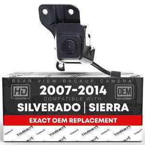 Rear View Backup Camera - Compatible with 2007-2013 Chevrolet Silverado; GMC Sierra 1500, 2011-2014 Chevrolet Silverado; GMC Sierra 2500 3500 - Reverse Park Assist Camera - OEM 23146157, 590-084 Rear View Backup Camera - Compatible with 2007-2013 Chevrolet Silverado; GMC Sierra 1500, 2011-2014 Chevrolet Silverado; GMC Sierra 2500 3500 - Reverse Park Assist Camera - OEM 23146157, 590-084
