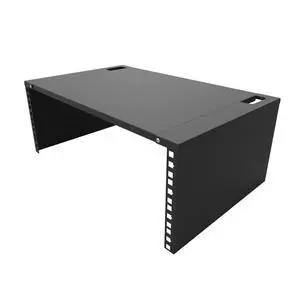 4U Wall Mount Rack Patch Panel Bracket with Top Cover-12 Deep | 19" Network Rack for Shallow IT and Server Equipments, Network Switches- 44lbs Capacity, Black (JCM-OWMC4U) 4U Wall Mount Rack Patch Panel Bracket with Top Cover-12 Deep | 19" Network Rack for Shallow IT and Server Equipments, Network Switches- 44lbs Capacity, Black (JCM-OWMC4U)