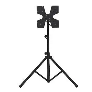 The Audio2000'S AST424Y Patented Heavy-Duty Flat-Panel/TV Monitor Stand with Tripod Legs and Foldable Universal Mount & Hardware Compatible with VESA 100x100, 200x100, 200x200, 400x400 Hole Patterns The Audio2000'S AST424Y Patented Heavy-Duty Flat-Panel/TV Monitor Stand with Tripod Legs and Foldable Universal Mount & Hardware Compatible with VESA 100x100, 200x100, 200x200, 400x400 Hole Patterns