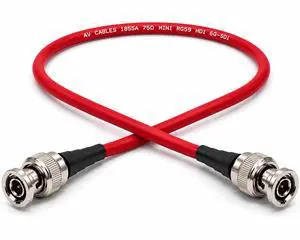 1855A 6G HD-SDI BNC to BNC Cable | Using Belden Mini RG59 75 Ohm Broadcast Video Coax | 1080p, 3G, 6G SDI - (Red 150ft) 1855A 6G HD-SDI BNC to BNC Cable | Using Belden Mini RG59 75 Ohm Broadcast Video Coax | 1080p, 3G, 6G SDI - (Red 150ft)