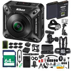 KeyMission 360 4K Action Camera Bundle | For Sports and Adventure Video + 64GB Memory Card + More KeyMission 360 4K Action Camera Bundle | For Sports and Adventure Video + 64GB Memory Card + More