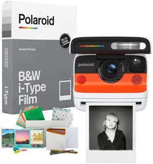 Flip Instant Camera Bundle (White) | Sonar Autofocus, Film Kit, Retro Design, (3 items) Flip Instant Camera Bundle (White) | Sonar Autofocus, Film Kit, Retro Design, (3 items)