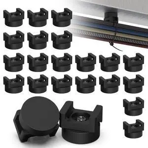20 Pack Magnetic Cable Zip Tie Base, Scratch-Proof Magnet Zip Tie Mount for Office & Garage Cable Management, Reusable Magnetic Zip Tie Wire Holder for Secure Wire Routing 20 Pack Magnetic Cable Zip Tie Base, Scratch-Proof Magnet Zip Tie Mount for Office & Garage Cable Management, Reusable Magnetic Zip Tie Wire Holder for Secure Wire Routing