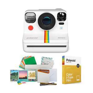 Now 2nd Generation I-Type Instant Film Camera (White) | Color 8 Exposures, Magnetic Hanging Photo Frames, (3 items) Now 2nd Generation I-Type Instant Film Camera (White) | Color 8 Exposures, Magnetic Hanging Photo Frames, (3 items)