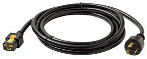AP8753 Power cable (240 VAC) - IEC 320 EN 60320 C19 (F) - NEMA L6-20 (M) - 10 ft - black AP8753 Power cable (240 VAC) - IEC 320 EN 60320 C19 (F) - NEMA L6-20 (M) - 10 ft - black