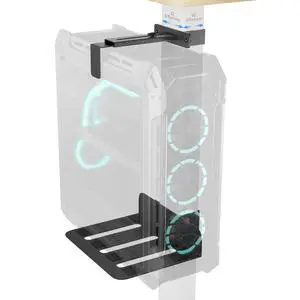 Under Desk PC Mount, No Drilling-Fits 65×45mm Legs only | Heavy Duty 50 lb Capacity Pc Stand, Computer CPU Holder for Gaming, Office, Home Under Desk PC Mount, No Drilling-Fits 65×45mm Legs only | Heavy Duty 50 lb Capacity Pc Stand, Computer CPU Holder for Gaming, Office, Home