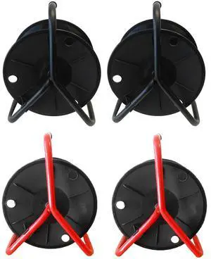 Audio2000'S ADC2716C4 4-Pack (2 Red + 2 Black) Portable Cable Reels/Cord Reels, Capacity of Each Reel: 330 feet of 6mm Cable/Cord Audio2000'S ADC2716C4 4-Pack (2 Red + 2 Black) Portable Cable Reels/Cord Reels, Capacity of Each Reel: 330 feet of 6mm Cable/Cord