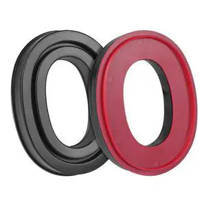 Gel Ear Pads Compatible with 3M WorkTunes(90543, 90544, 90542, 90541), Replacement Ear Cushion for 3M Peltor X1A-X5A Headsets - with Red Bottom Shell Gel Ear Pads Compatible with 3M WorkTunes(90543, 90544, 90542, 90541), Replacement Ear Cushion for 3M Peltor X1A-X5A Headsets - with Red Bottom Shell