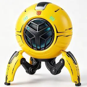 Bluetooth Speaker, Bluetooth 5.4 Wireless Portable Speaker, Colorful RGB Lights, Stereo Sound Bass, TWS Pairing for Home/Party/Game/Work, Gift Ideas, Yellow - Bumblebee Bluetooth Speaker, Bluetooth 5.4 Wireless Portable Speaker, Colorful RGB Lights, Stereo Sound Bass, TWS Pairing for Home/Party/Game/Work, Gift Ideas, Yellow - Bumblebee
