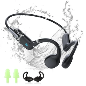 Swimming Headphones, Waterproof, 32GB MP3, Bone Conduction Waterproof headphones for swimming, 32GB MP3 for underwater listening, bone conduction open-ear, Bluetooth 6.0 on land Swimming Headphones, Waterproof, 32GB MP3, Bone Conduction Waterproof headphones for swimming, 32GB MP3 for underwater listening, bone conduction open-ear, Bluetooth 6.0 on land