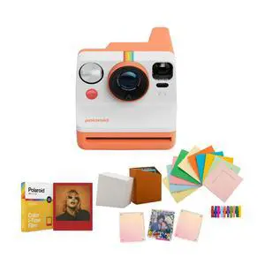 Now Generation 3 Coral Analog Instant Camera Bundle | Cam Kit, Color Film Now Generation 3 Coral Analog Instant Camera Bundle | Cam Kit, Color Film