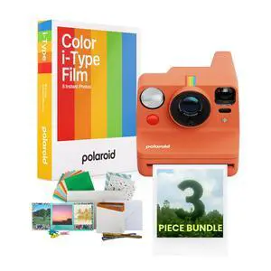 Now Plus Generation 3 Coral Instant Camera Bundle | Film Kit, (3 items) Now Plus Generation 3 Coral Instant Camera Bundle | Film Kit, (3 items)