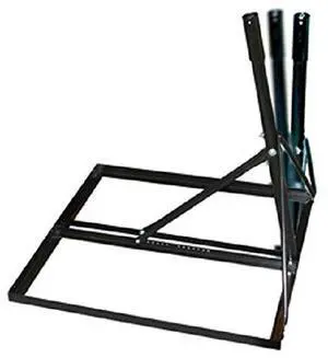 Adjustable Non-Penetrating Roof Mount with Reversible 1-7/8" or 2" OD Mast Pole (NPR6B) Adjustable Non-Penetrating Roof Mount with Reversible 1-7/8" or 2" OD Mast Pole (NPR6B)