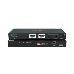 1x2 8K UHD HDMI 2.1 Splitter with Auto Downscaling/Audio De-Embedding (8K60/4K120 and VRR/FVA/ALLM Support) 1x2 8K UHD HDMI 2.1 Splitter with Auto Downscaling/Audio De-Embedding (8K60/4K120 and VRR/FVA/ALLM Support)