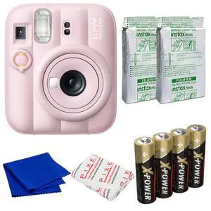 Instax Mini13 Instant Film Camera (Candy Pink) Bundle with 2 x Instax Mini Foil Pack, Ansmann AA 4-Pack Battery, & Additional Accessories Instax Mini13 Instant Film Camera (Candy Pink) Bundle with 2 x Instax Mini Foil Pack, Ansmann AA 4-Pack Battery, & Additional Accessories