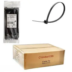 Cable Zip Ties 8 Inch Black, 10000 Pcs, 40 Lbs Tensile Strength, Self-locking UV Resistant Plastic Nylon Wire Ties, for Indoor and Outdoor Use, by (8" Black 40lb 10000pcs) Cable Zip Ties 8 Inch Black, 10000 Pcs, 40 Lbs Tensile Strength, Self-locking UV Resistant Plastic Nylon Wire Ties, for Indoor and Outdoor Use, by (8" Black 40lb 10000pcs)