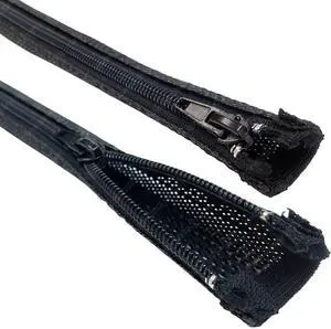 7/8" Expandable Braided Zipper Sleeving Wrap Around Sleeve - 10 Feet (Pack of 10) 7/8" Expandable Braided Zipper Sleeving Wrap Around Sleeve - 10 Feet (Pack of 10)