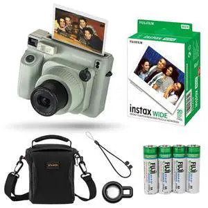 Instax Wide 400 Instant Film Camera Bundle with 20-Pack Instax Wide Instant Color Film + Slinger Alpine 140 Multi-Device Shoulder Bag Instax Wide 400 Instant Film Camera Bundle with 20-Pack Instax Wide Instant Color Film + Slinger Alpine 140 Multi-Device Shoulder Bag