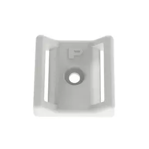 ABMT-S6-C Tak-Ty Hook And Loop Cable Tie Mount, Nylon 6.6, #6 Screw Mounting Method, Natural (Pack of 100) ABMT-S6-C Tak-Ty Hook And Loop Cable Tie Mount, Nylon 6.6, #6 Screw Mounting Method, Natural (Pack of 100)