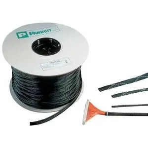 SE50P-CR0 Braided Expandable Sleeving, 0.50-Inch Diameter, Polyethylene Terephthalate, Black (100-Foot) SE50P-CR0 Braided Expandable Sleeving, 0.50-Inch Diameter, Polyethylene Terephthalate, Black (100-Foot)