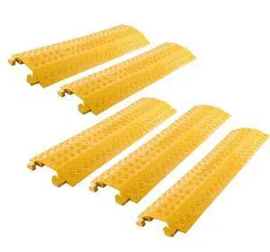 Drop Over Cable Protector, 1-Channel, 1" OD, 2,000 lb/Axle, Guardian, 5 Pk Drop Over Cable Protector, 1-Channel, 1" OD, 2,000 lb/Axle, Guardian, 5 Pk
