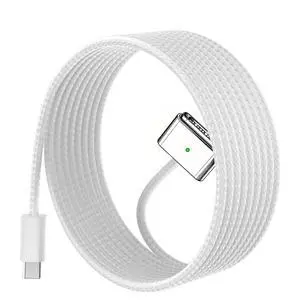 140W USB-C to Mag 3 Cable 6.6FT for Mac Book Air Pro M5/M4/M3/M2 | Laptop Charger Compatible with Mac Book Pro (16"/14" 2026-2021) Air (15''/13'' 2026-2022) 6.6FT White Fast Charge Cord 140W USB-C to Mag 3 Cable 6.6FT for Mac Book Air Pro M5/M4/M3/M2 | Laptop Charger Compatible with Mac Book Pro (16"/14" 2026-2021) Air (15''/13'' 2026-2022) 6.6FT White Fast Charge Cord