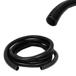 Wire Loom Tubing Non-Split 1/2 Inch 1000 Ft Long - Black Non-Slit Wire Conduit Cover for Cords - Corrugated Tubing and Protector for Automotive Wires Durable Polyethylene Wire Loom Tubing Non-Split 1/2 Inch 1000 Ft Long - Black Non-Slit Wire Conduit Cover for Cords - Corrugated Tubing and Protector for Automotive Wires Durable Polyethylene