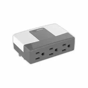 Voltage Protector, 3 Outlet Plug-in Surge Protector for Refrigerator, TV, PC & Home Appliances, 120V 15A 1875W Wall Outlet with Over & Under Voltage Protection Voltage Protector, 3 Outlet Plug-in Surge Protector for Refrigerator, TV, PC & Home Appliances, 120V 15A 1875W Wall Outlet with Over & Under Voltage Protection