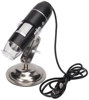 Skin Analyzer Hair Scalp Detector 800X Magnification Portable USB Microscope with 8pcs Light Chips for Skin and Hair Detection (Black) Skin Analyzer Hair Scalp Detector 800X Magnification Portable USB Microscope with 8pcs Light Chips for Skin and Hair Detection (Black)