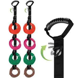 2 Sets Adjustable Extension Cord Organizer Heavy Duty Extension Cord Management Hose Organizer Garage Organization System with Multiple Cord Holders for Vertical Space Cable Hose Rope 2 Sets Adjustable Extension Cord Organizer Heavy Duty Extension Cord Management Hose Organizer Garage Organization System with Multiple Cord Holders for Vertical Space Cable Hose Rope