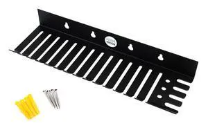Eurorack Patch Cable Holder Wall Mountable 14 Slots w/Accessory Shelf, Right Eurorack Patch Cable Holder Wall Mountable 14 Slots w/Accessory Shelf, Right