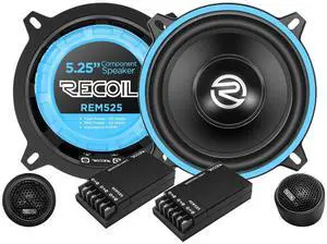 REM525 Echo Series 5.25 Inch Car Audio Component Speaker System | 5.25", 200W Max, 100W RMS, Polypropylene Cone, Nitrile Rubber Surround, 3 Level Filter, Hi-Fi REM525 Echo Series 5.25 Inch Car Audio Component Speaker System | 5.25", 200W Max, 100W RMS, Polypropylene Cone, Nitrile Rubber Surround, 3 Level Filter, Hi-Fi