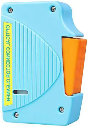 Cassette Fiber Optic Cleaner,Supports 2.5mm/1.25mm-LC/SC/FC/ST Interfaces,Fiber Optic Cleaning Box for Fiber Patch Cable End Faces,Cleans Over 550 Times(Blue) Cassette Fiber Optic Cleaner,Supports 2.5mm/1.25mm-LC/SC/FC/ST Interfaces,Fiber Optic Cleaning Box for Fiber Patch Cable End Faces,Cleans Over 550 Times(Blue)