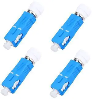 4 Pack Fiber Optic Adapter Single Mode SC/UPC Male to FC/UPC Female 9/125um Adapter Fiber Optic Connector Hybrid Optical Fiber for Visual Fault Locator 4 Pack Fiber Optic Adapter Single Mode SC/UPC Male to FC/UPC Female 9/125um Adapter Fiber Optic Connector Hybrid Optical Fiber for Visual Fault Locator