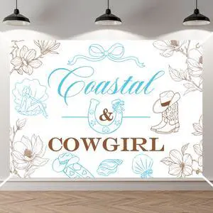 Coastal & Cowgirl Backdrop Bachelorette Party Decorations Western Themed Bridal Shower Party Decorations Coastal & Cowgirl Backdrop Bachelorette Party Decorations Western Themed Bridal Shower Party Decorations