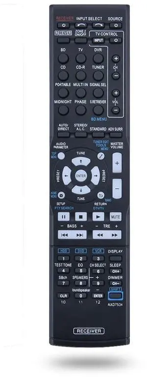 AXD7534 Replacement Remote Control for Pioneer AV Receiver VSX-519V SX-319V-K SX-319V VSX-819H VSX-517-S VSX-817-K VSX817S VSX-817-S VSX817K VSX-80TXV AXD7535 AXD7569 AXD7531 AXD7534 Replacement Remote Control for Pioneer AV Receiver VSX-519V SX-319V-K SX-319V VSX-819H VSX-517-S VSX-817-K VSX817S VSX-817-S VSX817K VSX-80TXV AXD7535 AXD7569 AXD7531