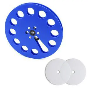 7 Inch Empty Takeup Reel for 1/4 Inch Tape Recorder, Blue | Includes 2 silicone pads for secure tape winding, compatible with most open reel tape recorders and recording systems 7 Inch Empty Takeup Reel for 1/4 Inch Tape Recorder, Blue | Includes 2 silicone pads for secure tape winding, compatible with most open reel tape recorders and recording systems