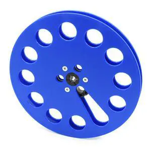 7 Inch Empty Takeup Reel, 1/4 Inch Reel-to-Reel Tape Reel, Blue | Durable lightweight construction for tape winding and storage, compatible with most open reel recording systems 7 Inch Empty Takeup Reel, 1/4 Inch Reel-to-Reel Tape Reel, Blue | Durable lightweight construction for tape winding and storage, compatible with most open reel recording systems