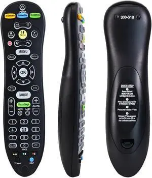S30-S1B Remote for ATT U-Verse Receiver, S30 Remote Replacement with U-Verse Receiver Cable Box ISB7005 ISB7000 IR Remote, No Setup Required S30-S1B Remote for ATT U-Verse Receiver, S30 Remote Replacement with U-Verse Receiver Cable Box ISB7005 ISB7000 IR Remote, No Setup Required